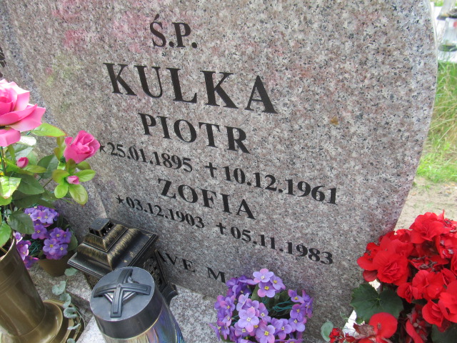 Piotr Kulka 1895 Goleniów - Grobonet - Wyszukiwarka osób pochowanych