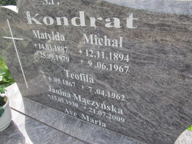 Michał Kondrat 1894 Goleniów - Grobonet - Wyszukiwarka osób pochowanych