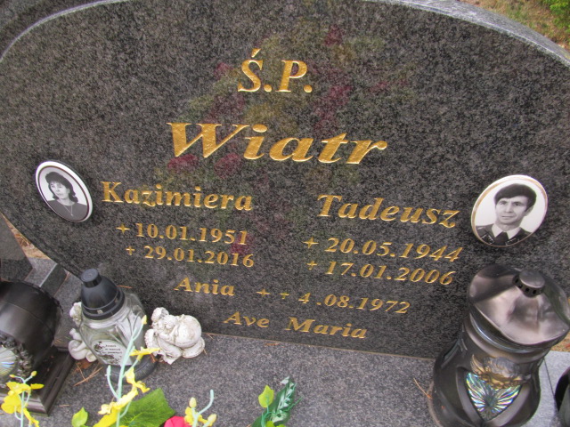 Kazimiera Wiatr 1951 Goleniów - Grobonet - Wyszukiwarka osób pochowanych