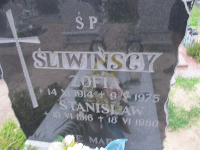 Zofia Śliwińska 1914 Goleniów - Grobonet - Wyszukiwarka osób pochowanych