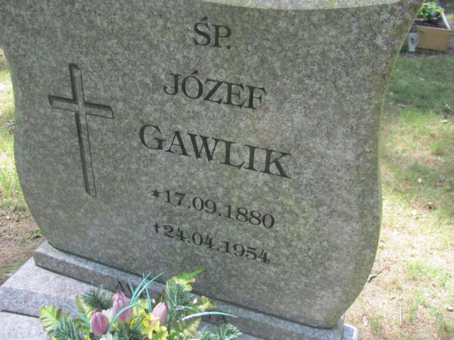 Józef Gawlik 1880 Goleniów - Grobonet - Wyszukiwarka osób pochowanych