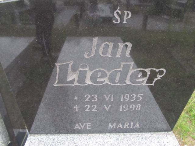 Grób Jan Lieder