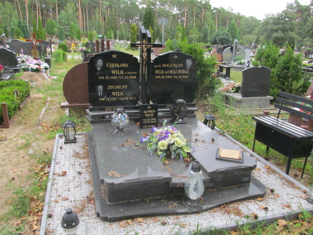 Grób Czesława Wilk